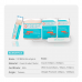 OFresh Brushpick Mini 18-pcs - Interdental Toothpicks for Oral Hygiene & Dental Care –Interdental Toothpicks Brushes - (Pack of 6 mini travel cases,  refillable, mix colours B)